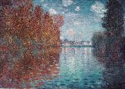 Claude Monet Autumn at Argenteuil oil on canvas